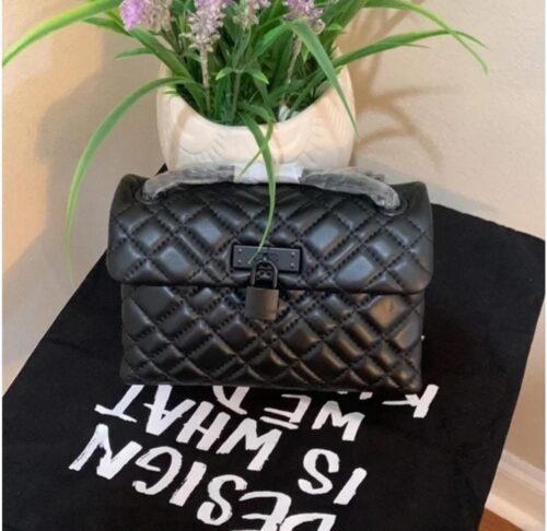 Kurt Geiger London 三合一菱格紋斜背包